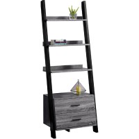 Monarch-69”H Ladder Bookcase